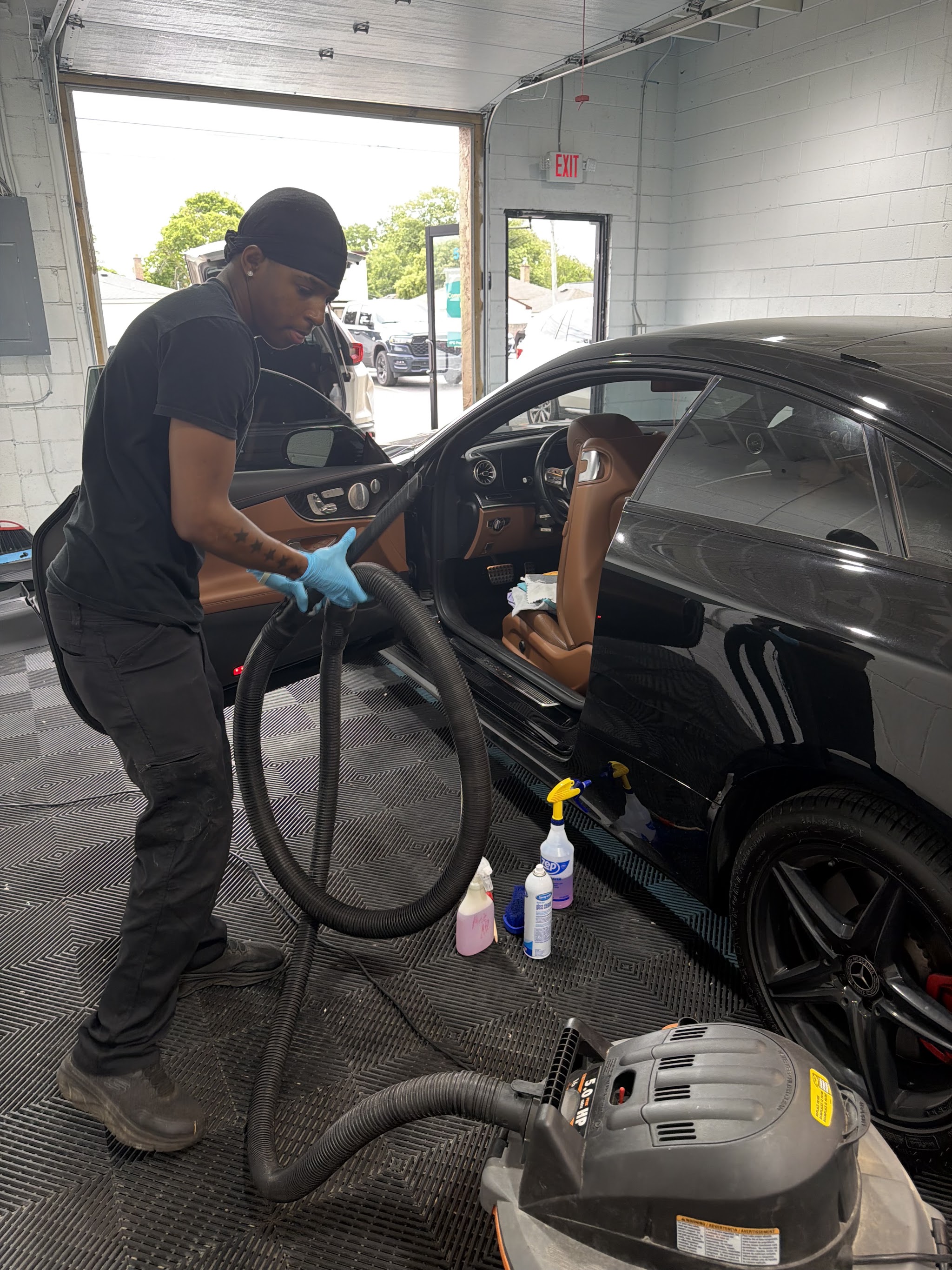Hands-on detail work