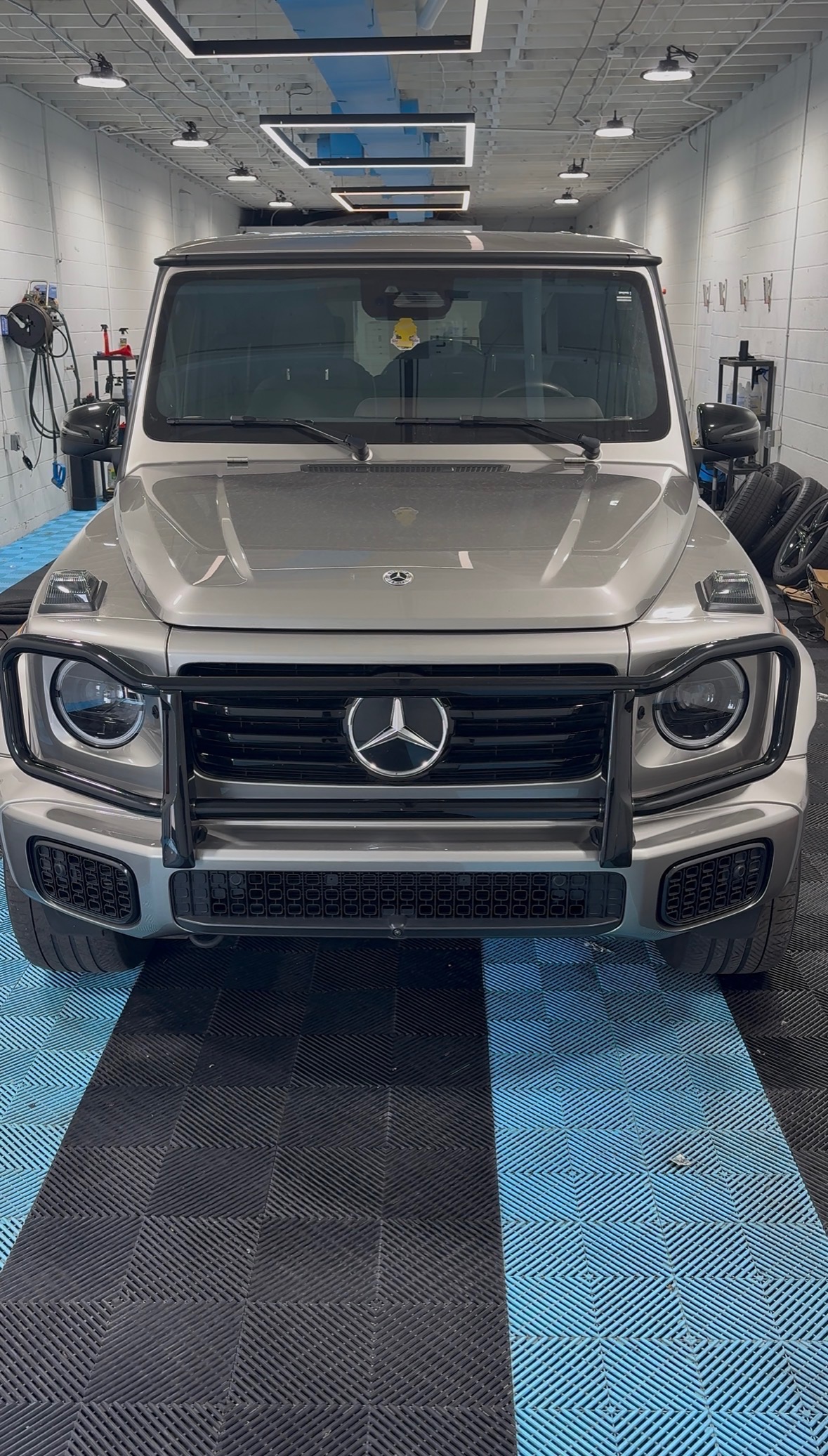 Mercedes G-Class after detailing in the Motor Haus bay