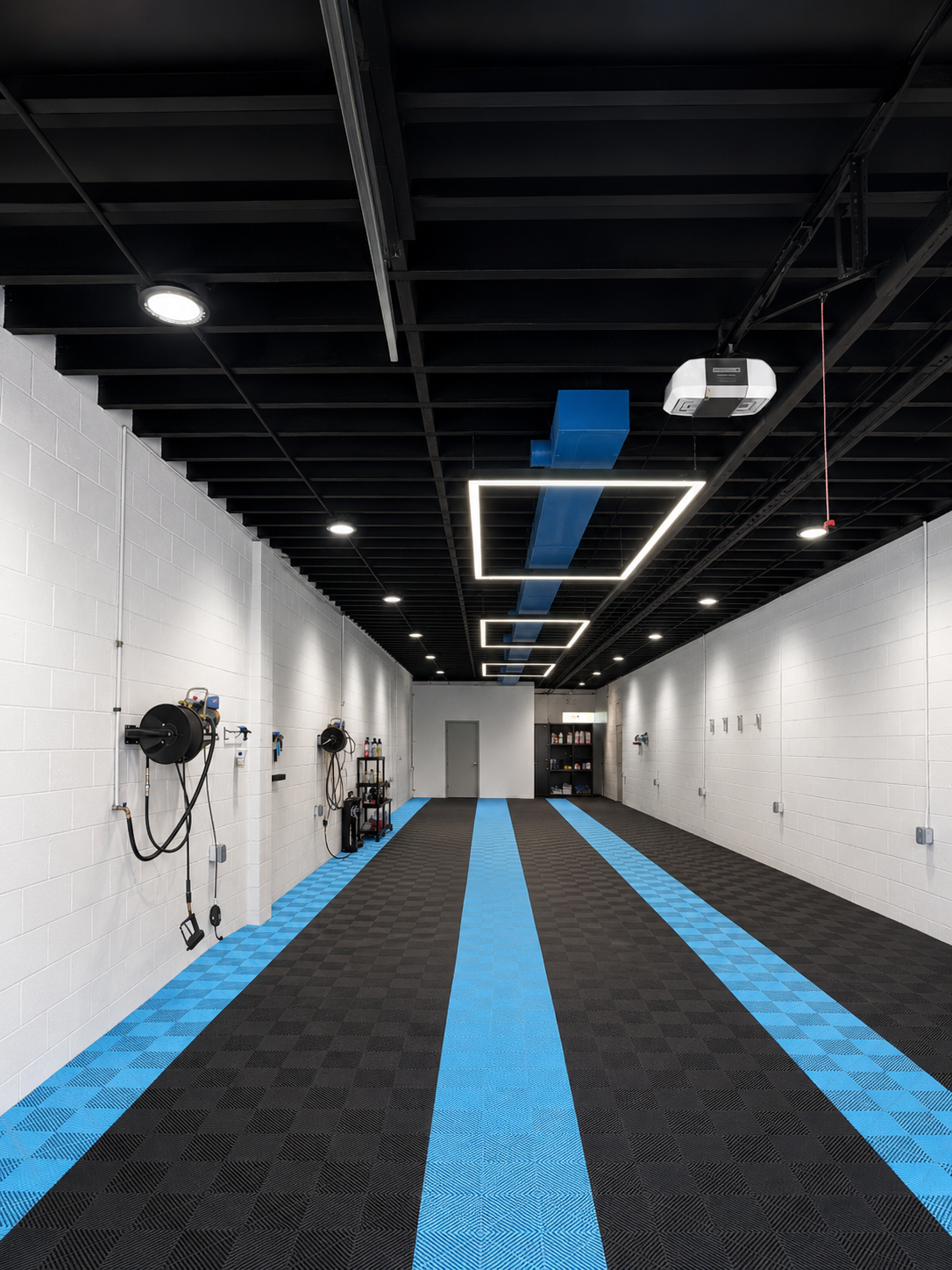 Motor Haus detailing bay overhead